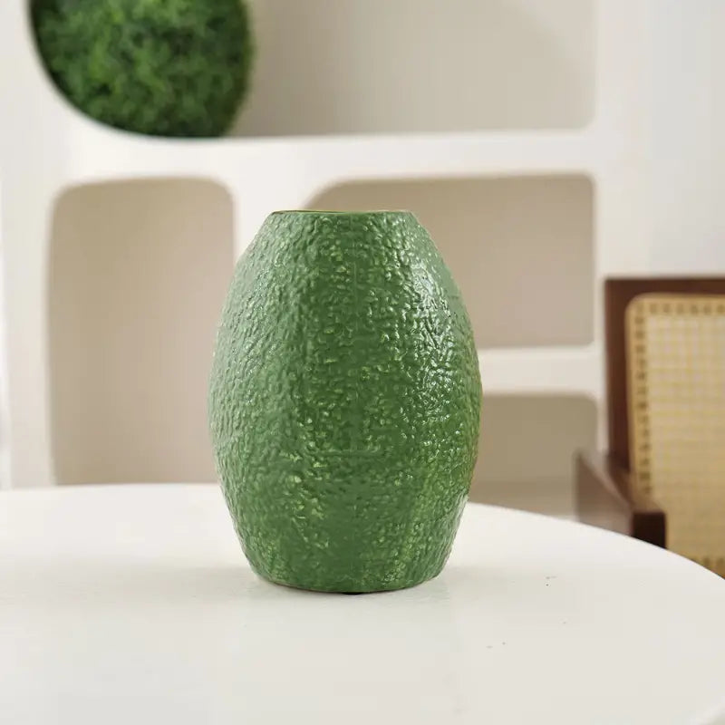 Avocado Ceramic Vase