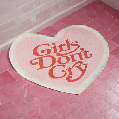 Girls Don’t Cry' Pink Rug