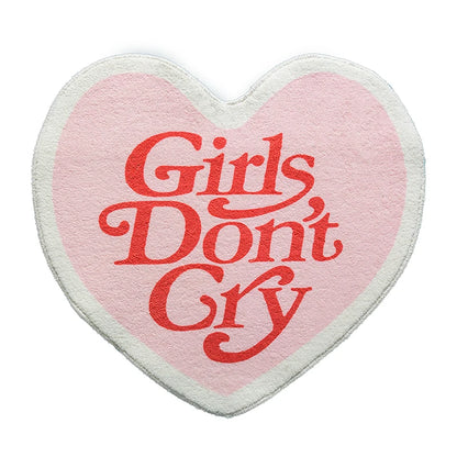 Girls Don’t Cry' Pink Rug