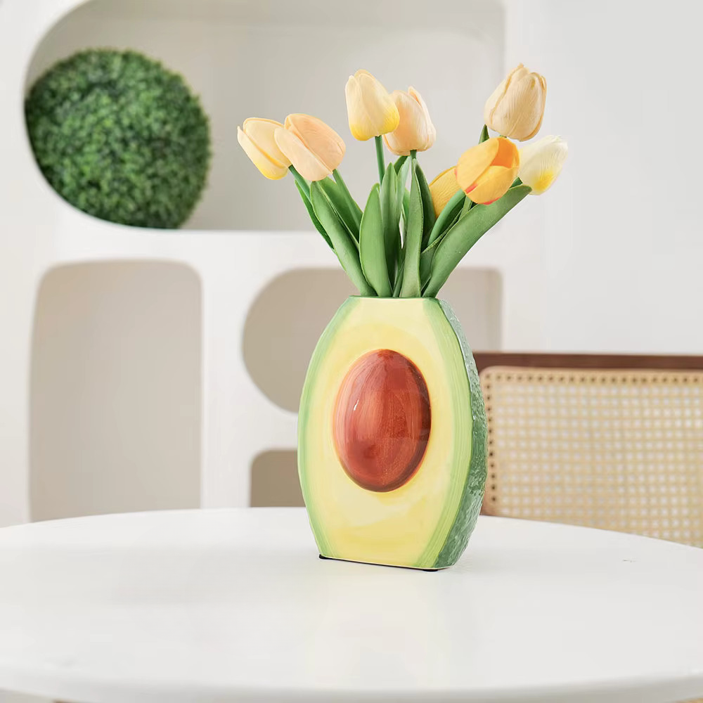 Avocado Ceramic Vase