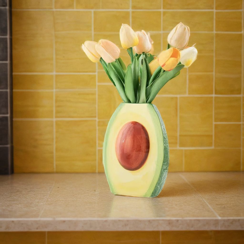 Avocado Ceramic Vase